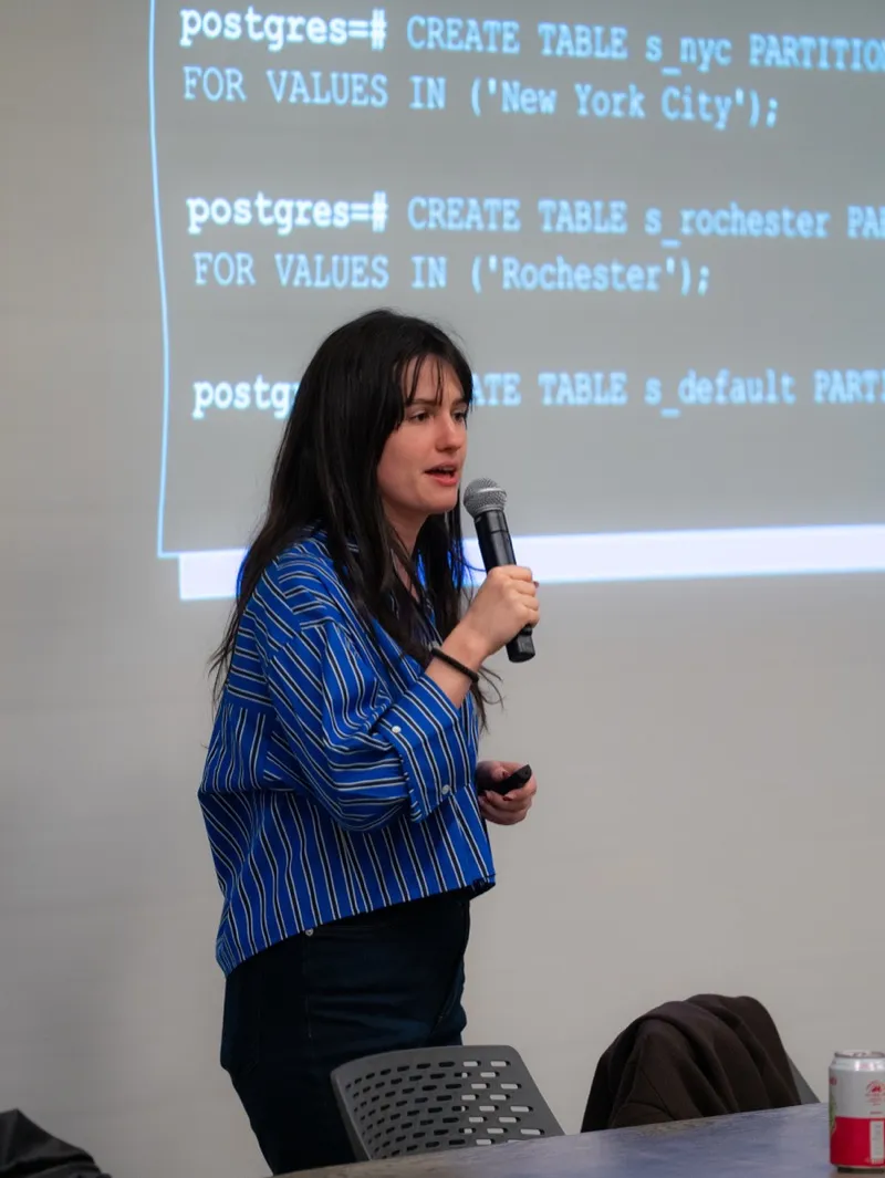 Networking after the talk