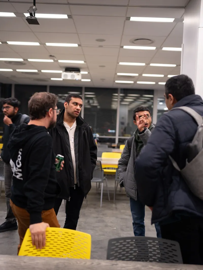 Group photo of meetup attendees